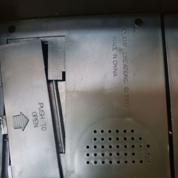 Vtg 1993 Holiday Creations Animated Musical Santa Christmas Sled Sleigh Works - Picture 7 of 13